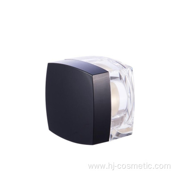 5/15/30/50ml High-grade acrylic cream jar,Square face cream jar Acrylic cosmetic bottle